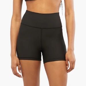 NWT- WeWoreWhat Hot Biker Short Solid Black